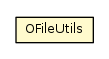 Package class diagram package OFileUtils