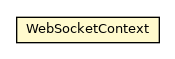 Package class diagram package WebSocketContext