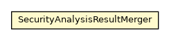 Package class diagram package SecurityAnalysisResultMerger