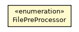 Package class diagram package FilePreProcessor
